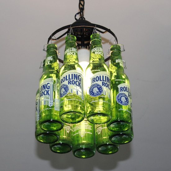 beer bottle lamp