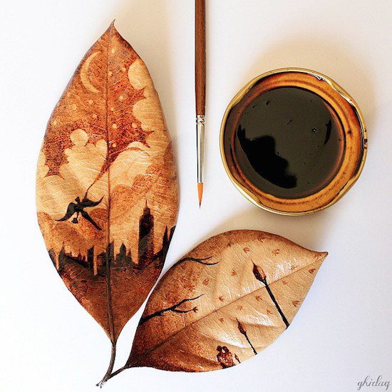 Coffee leaf art | Upcycle That