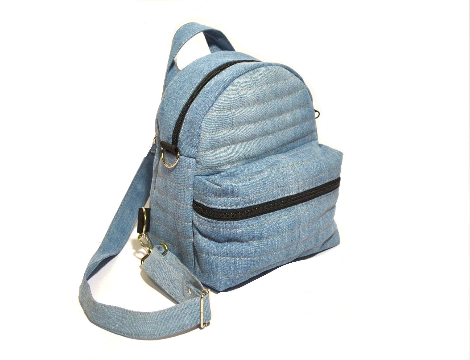 Upcycled denim backpack - Upcycle That