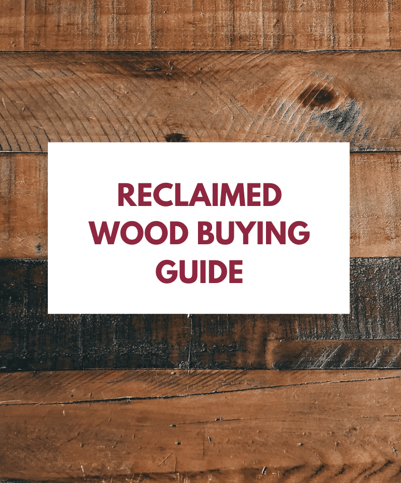reclaimed wood buying guide