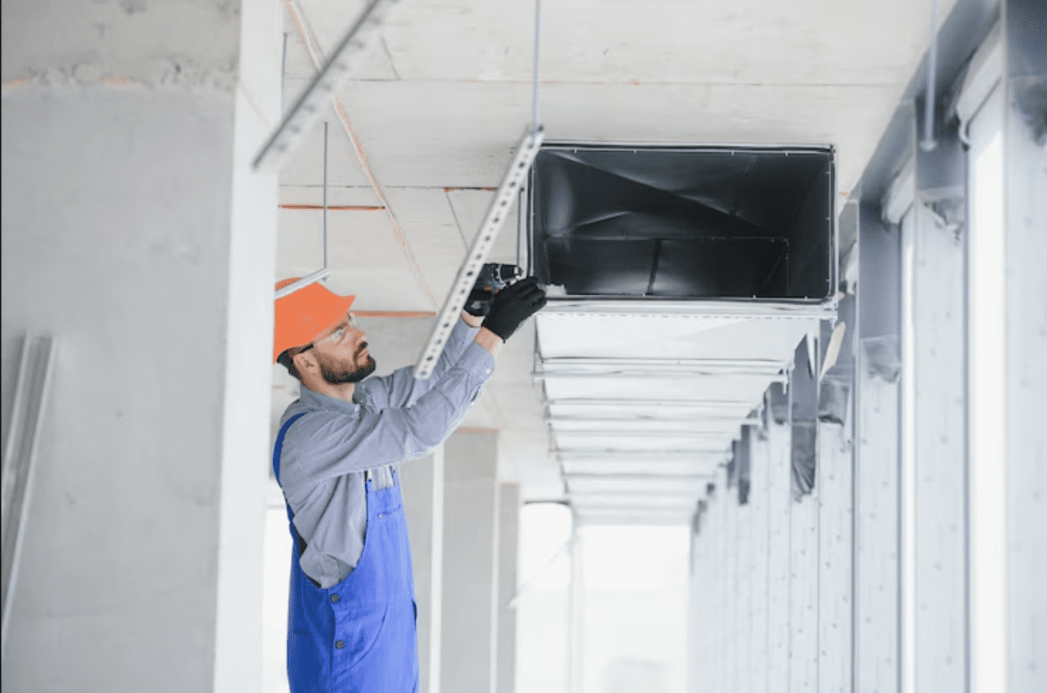 rooftop HVAC installation