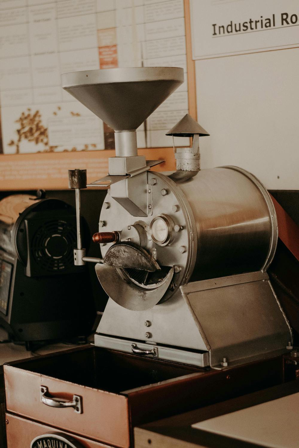 vintage coffee roaster