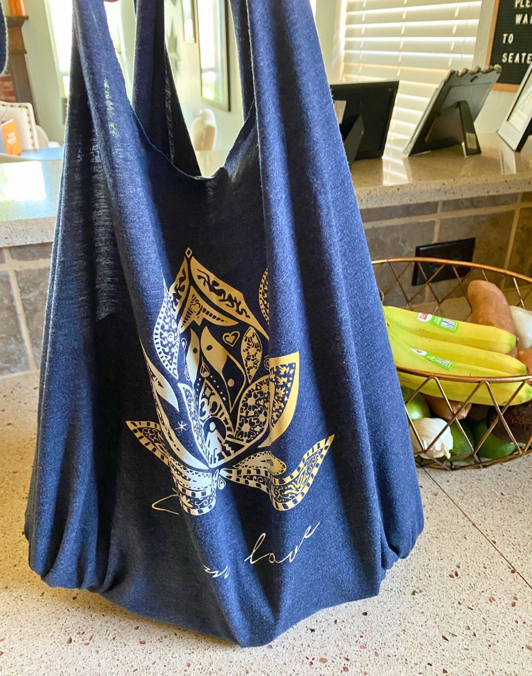 t-shirt bag - upcycling ideas