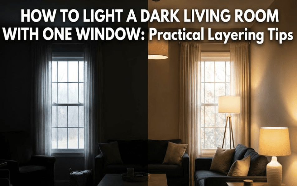 How to Light a Dark Living Room