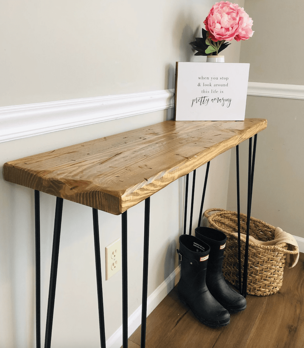 Upgrade a Table with Metal Legs