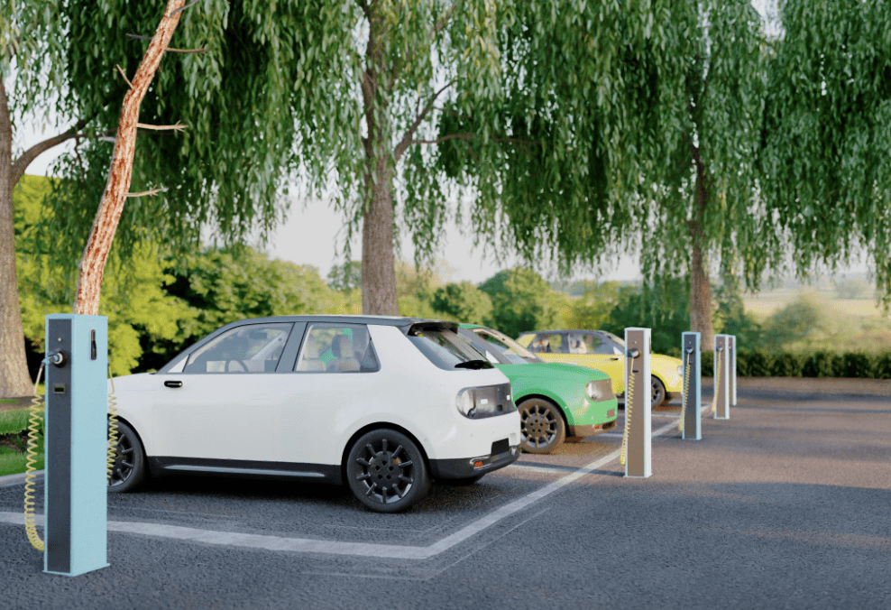 Sustainable EV charging stations