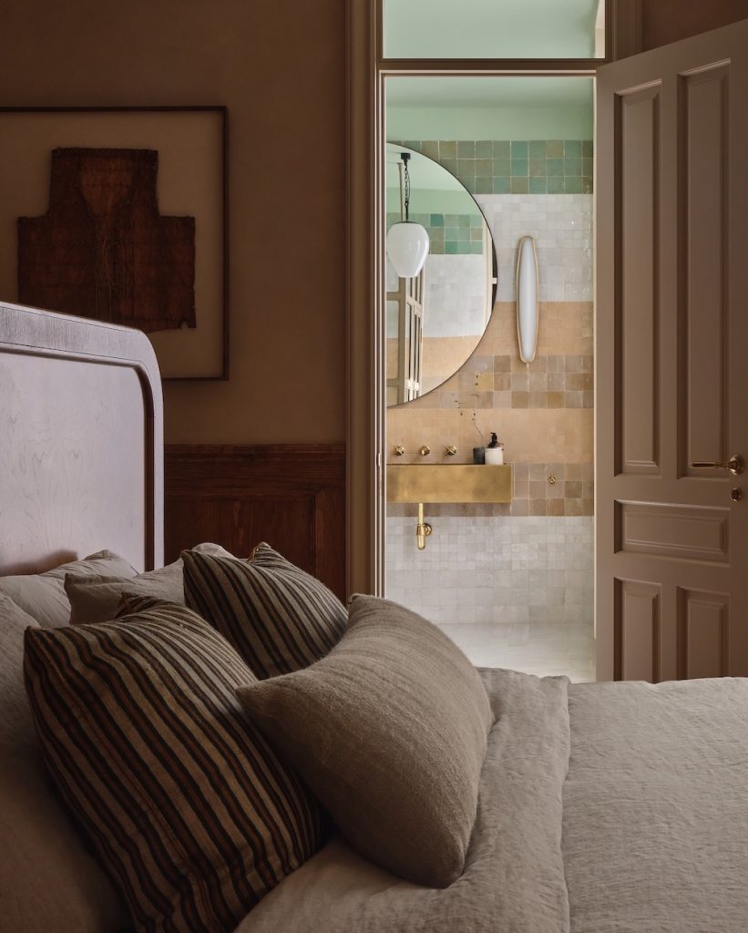 Limestone tile for interiors