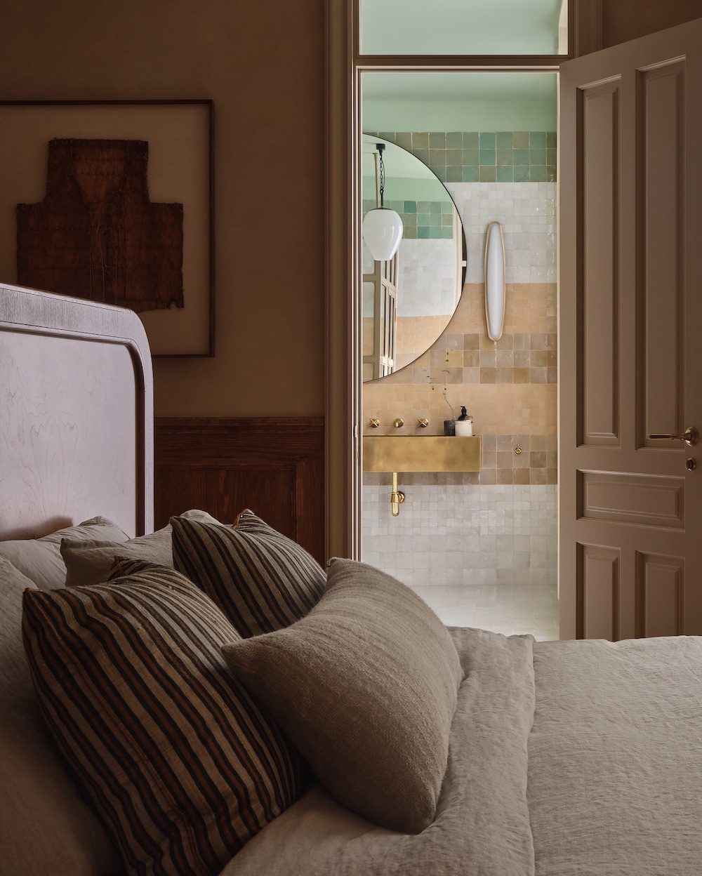 Limestone tile for interiors