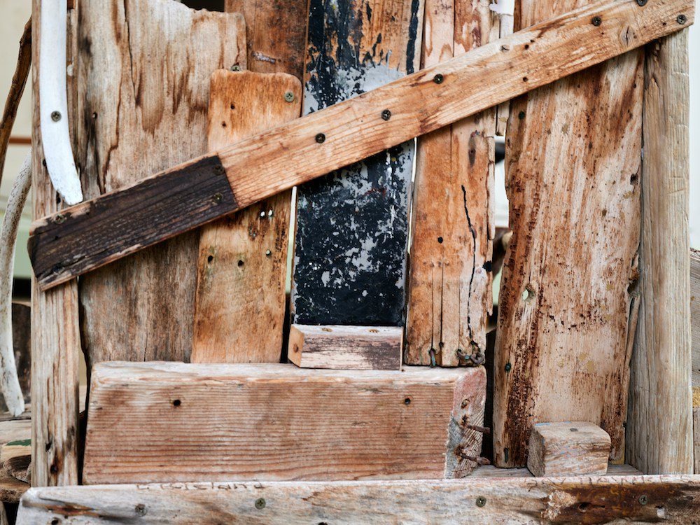 damaged house