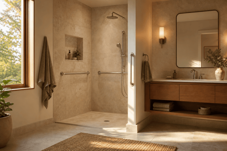 stylish bathroom remodel