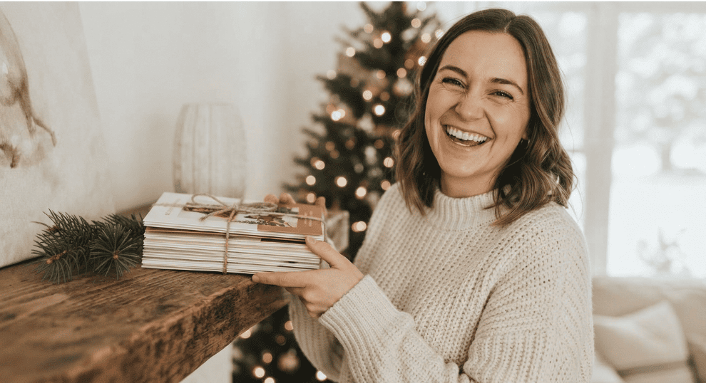 Choose holiday photo cards